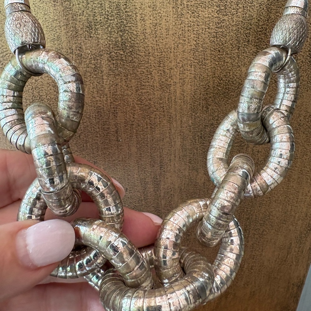 Chunky Silver Chain Necklace